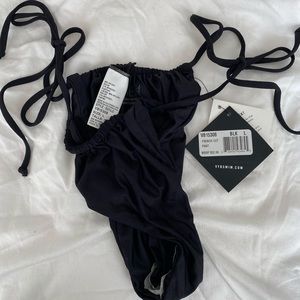 French Cut Black Bathing suit bottoms